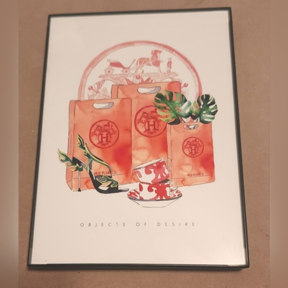 Designer inspired 5"x7" Framed Wall Art